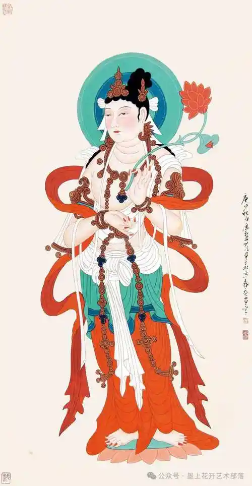 潘絜兹(pān jié zī)的敦煌人物画合集(高清56图)