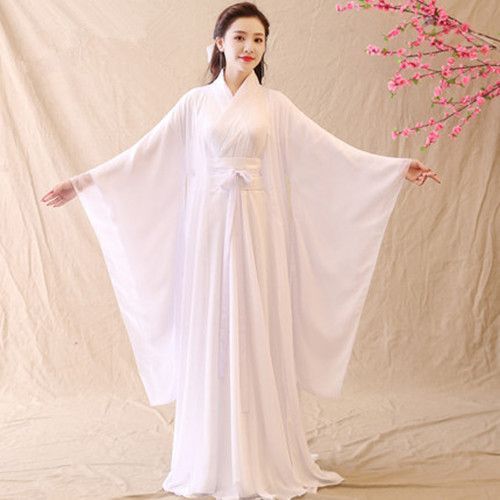 古装女日常改良汉服襦裙仙女飘逸清新淡雅仙气古风广袖舞蹈装春季