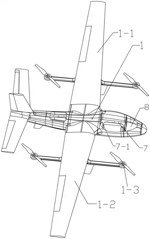 一种大荷载量固定翼无人机
