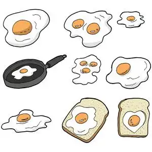 煎鸡蛋图图片-煎鸡蛋图素材-煎鸡蛋图插画-摄图新视界