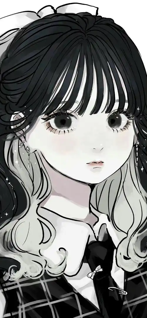 手绘女生唯美壁纸