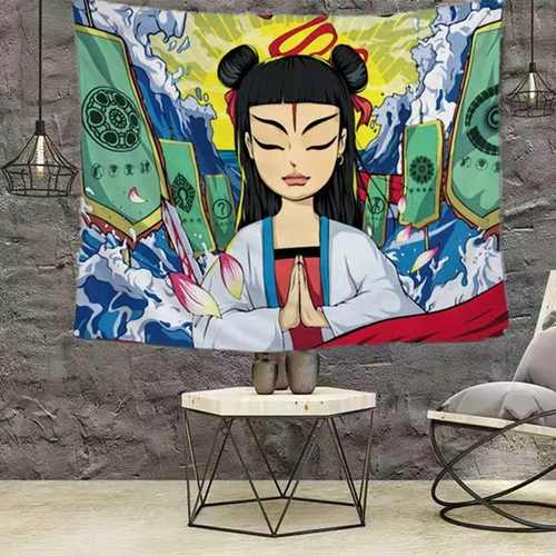 痛苦的信仰摇滚乐队痛仰乐队哪吒网红ins直播背景布酒吧卧室挂布ty19