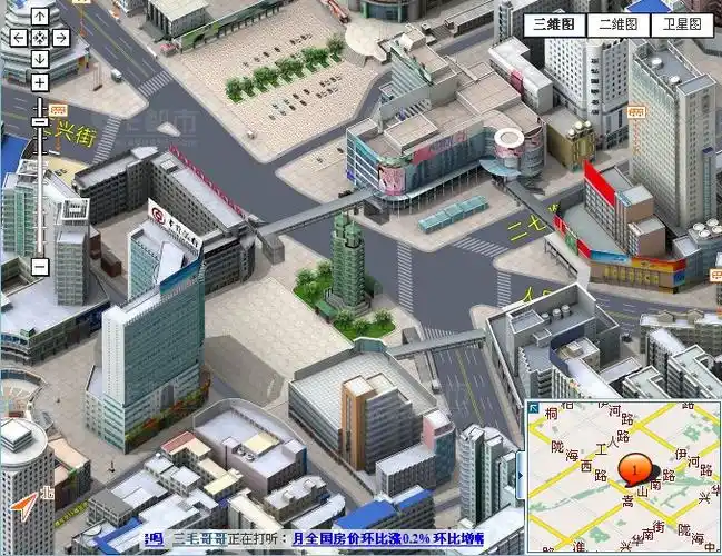郑州三维地图 - liyanjuntom - 郑州e都市的博客