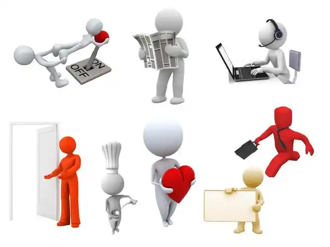 素材_背景透明3d小人模板.ppt