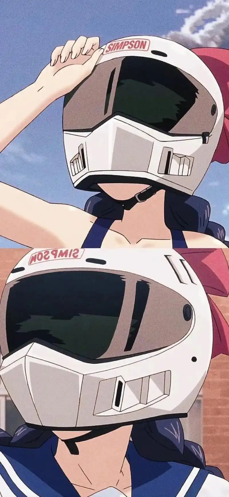 晚上更新个壁纸吧#动漫壁纸 #三屏 #机车 #女骑 #qq群 - 抖音