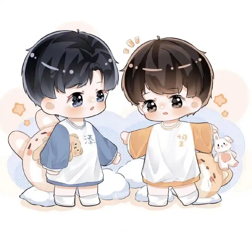 某某:q版江添和盛望,太可爱了吧07 图源来自vb画师:   三水末