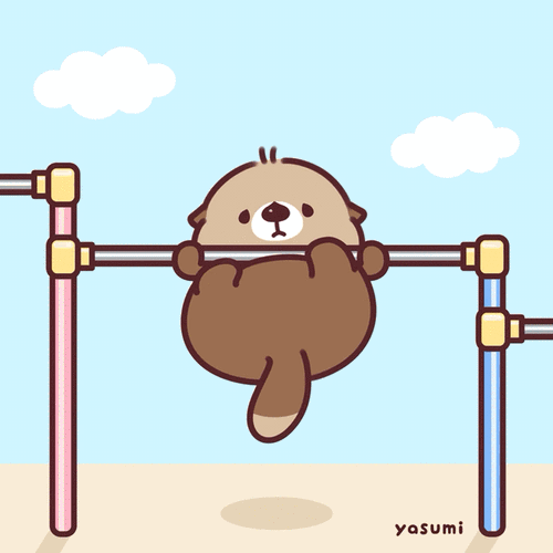 好喜欢獭獭动图呀!有被治愈到!