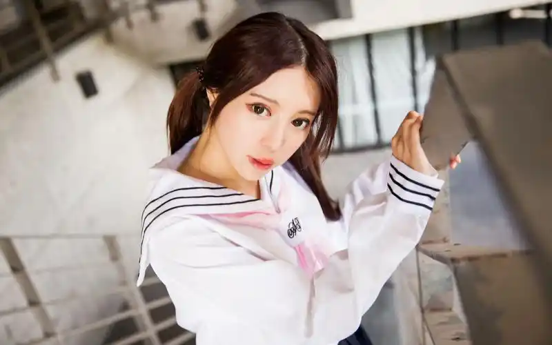 清纯美女学生青春活力写真