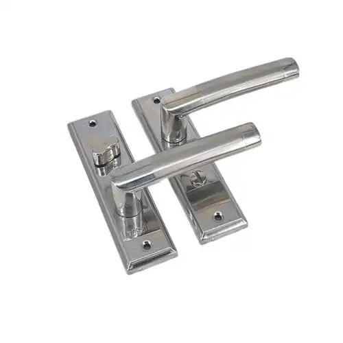 铝合金门锁卫生间卫浴厕所浴室锁厨房门不带钥匙机械门锁