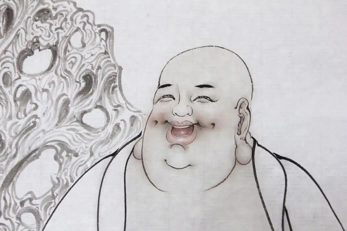 笑口常开——苏宗雄弥勒图赏析