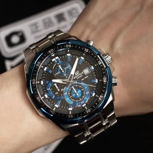 casio赛车码表卡西欧edifice红牛f1车队风格efr-539d/bk-1a2手表