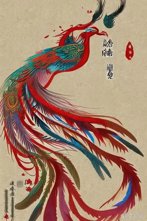 《山海经》凤皇 凤凰齐飞,天下安宁