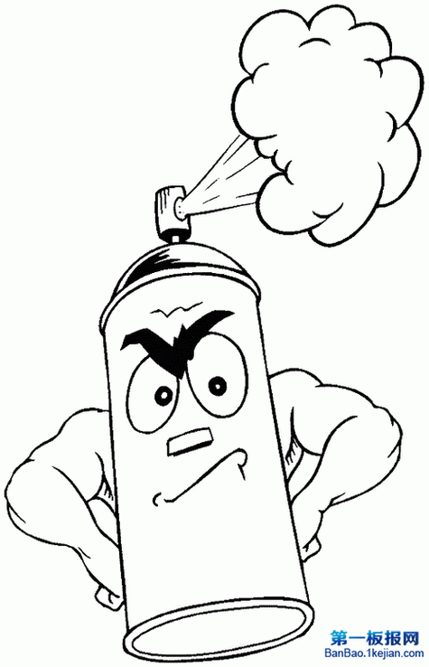 简笔画画杀虫喷雾剂怎么画