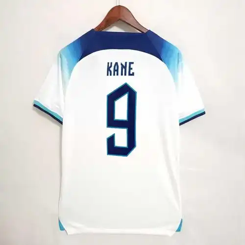 泰版2022卡塔尔世界杯英格兰主客场足球队服9号凯恩球衣定制号码 9号