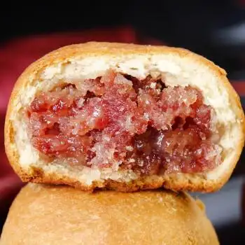 昆明冠生园云腿月饼云南特产宣威火腿月饼云腿酥皮月饼散装多口味云腿