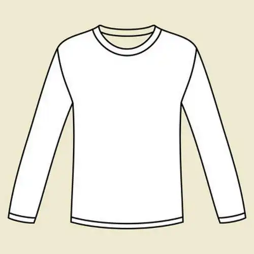 谁有白色长袖的模板清晰的大的,急!