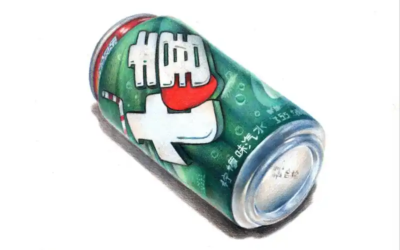 【彩铅】超写实易拉罐质感真实到不敢相信——来自月月锅之手!【一】