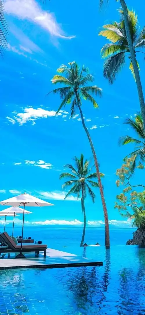 3231343138 | 季节限定夏日海滩壁纸05#你的壁纸该换了