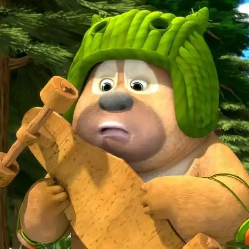 可爱熊大熊二动漫头像 太爱啦!