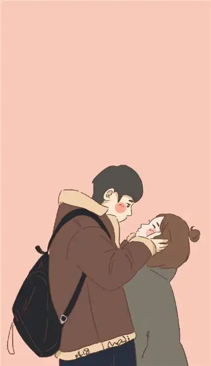 2021情侣同框插画壁纸精选合集 最稳定的关系就是没关系_5