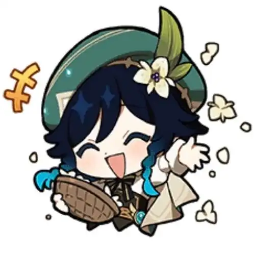 原神温迪沙雕表情包gif-原神温迪表情包q版下载-原神温迪不干正事表情