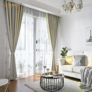 客厅窗帘条纹价格