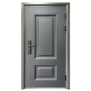 常州防盗门家用铁门灰色进户门安全门入户门工程门车库门房间单门 券