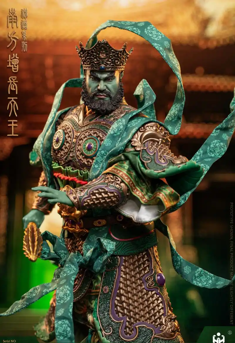 模型欣赏:haoyutoys 1/6 神话系列 南方增长天王 可动人偶.