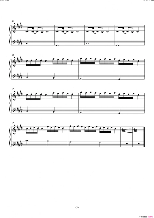 ringringring钢琴谱抖音热歌