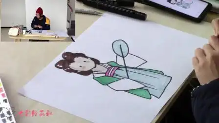 简笔画教学:铁扇公主画法,分解教学,初学者轻松入门