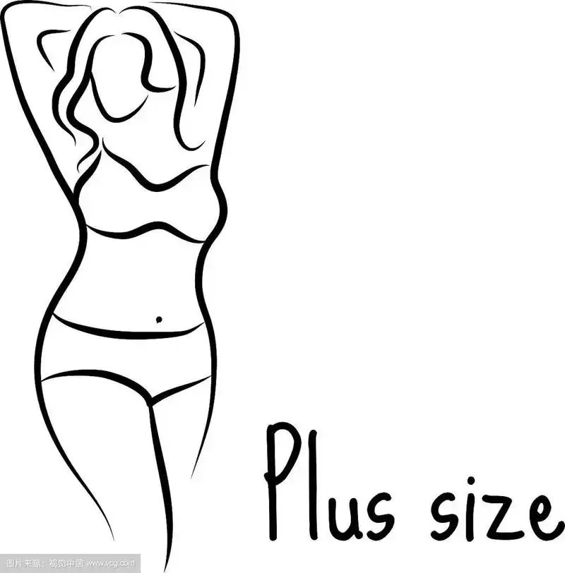 曲线优美的女性的象征.矢量图