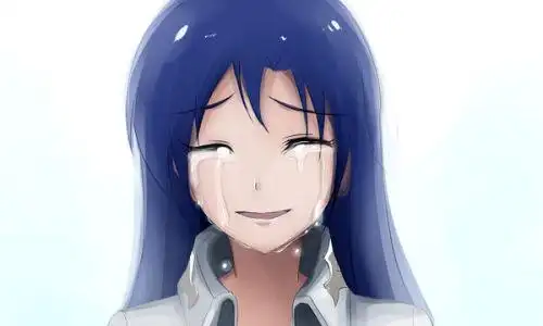 求笑着哭的动漫美图