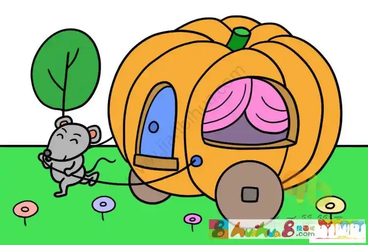 简笔画小动物的家