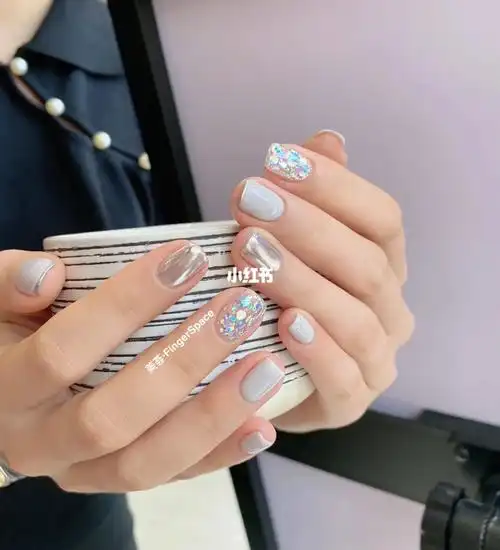 简约小清新丨春夏短甲美甲