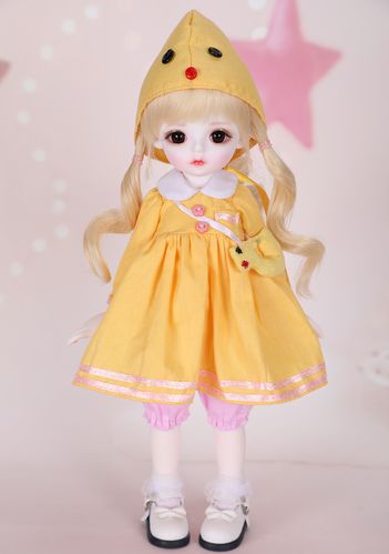 娃衣bjdsd小黄套装可爱娃娃定制尺寸bjd娃娃