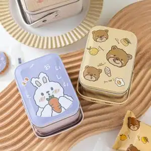 糖果盒铁盒手提迷你饼干糖盒小礼品盒子铁盒包装盒卡通可爱礼盒空