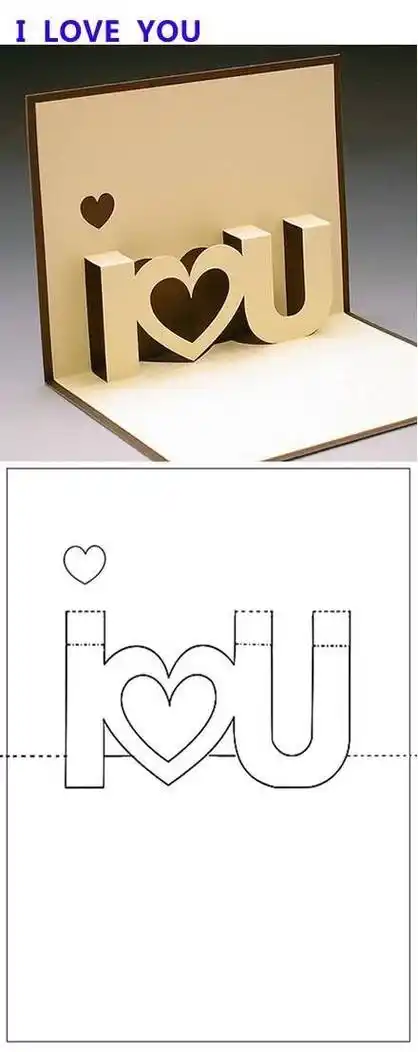 9个立体贺卡模板