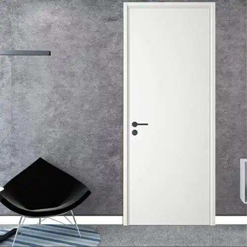 定制实木复合室内套装烤漆白色现代简约卧室工程卧室门