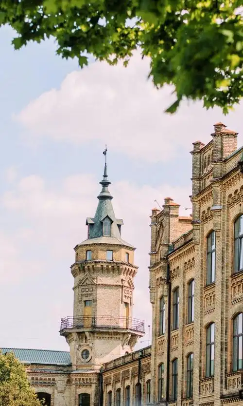 优美迷人的欧式城市建筑风光,风景-手机壁纸