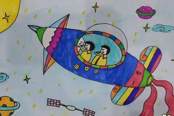 4开纸的科幻画一等奖作品 - 科学科幻画 一等奖 - 实验室设备网