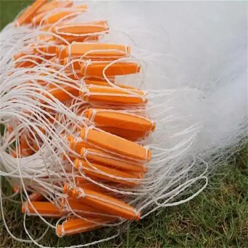 鱼网渔网粘网丝网粘鱼网挂网鲫鱼网三层渔网一指网渔具