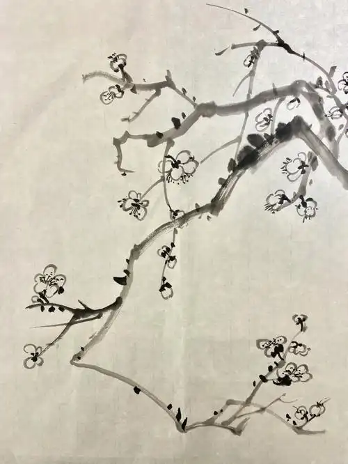 国画课堂梅花