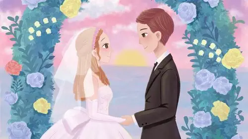 浪漫婚礼场景