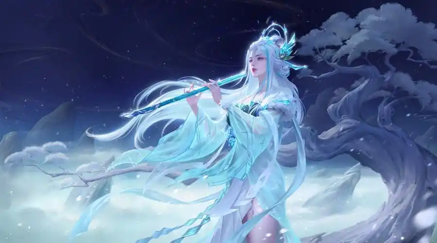 露娜霜月吟新皮肤##露娜新皮肤爆料