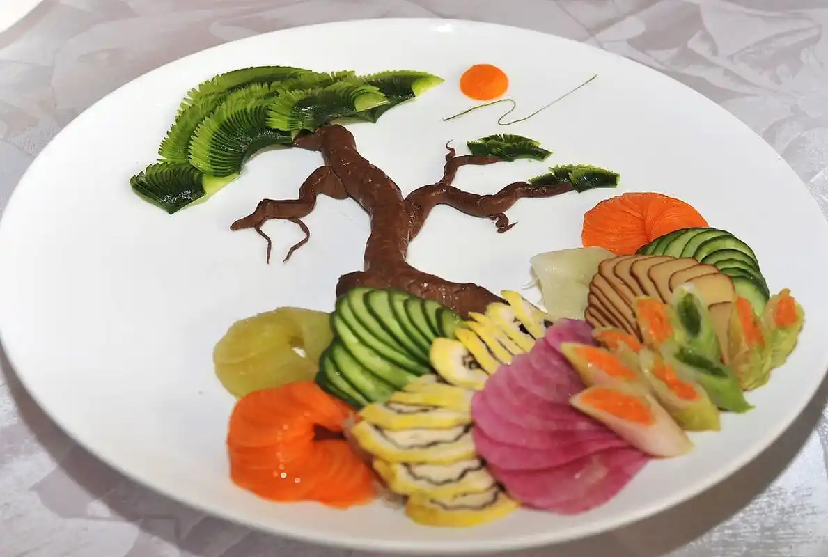 广东象形拼盘:南国的艺术佳肴 在广东省,有一种美食,它被誉为南国的