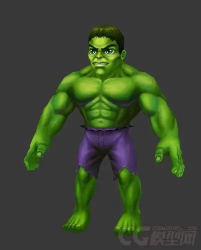 卡通的绿巨人