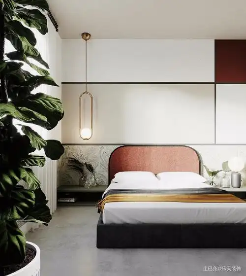 包豪斯风格艺术感设计卧室卧室其他80m²二居设计图片赏析--土巴兔