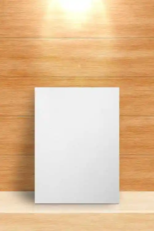 空白海报图片-几何图案装饰墙上的空白海报素材-高清图片-摄影照片-寻