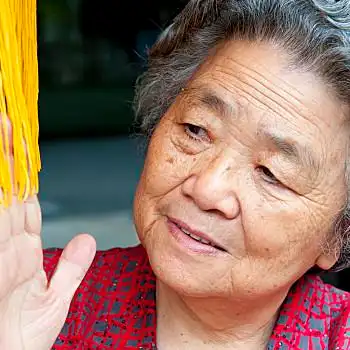 头像,高兴,祖母