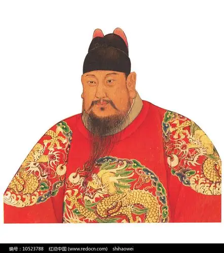 明仁宗白底画像高清图片下载_红动中国